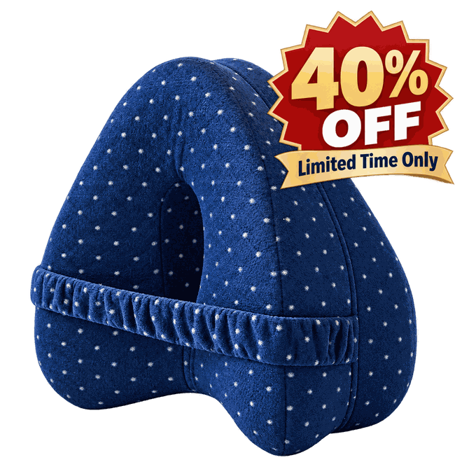 TheraPillow Spine Alignment Pillow with a 40% off, limited time only badge